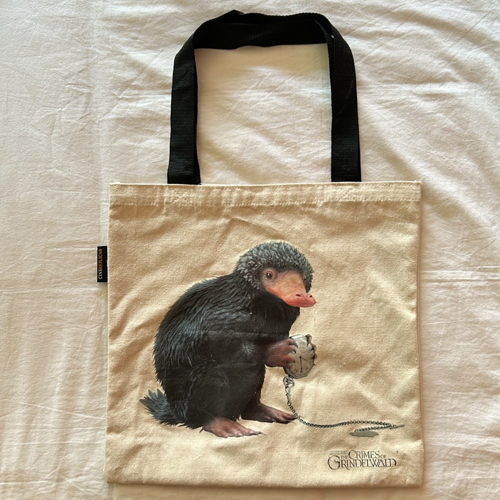 HARRY POTTER NIFFLER canvas bag - Picture 1 of 7